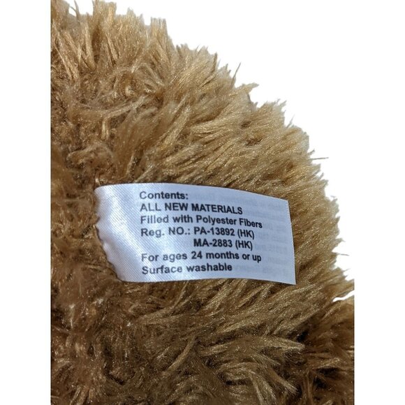 Jo-Ann Stores Christmas Teddy Bear Santa Hat Plush Stuffed Animal 2015 19" - Picture 5 of 5